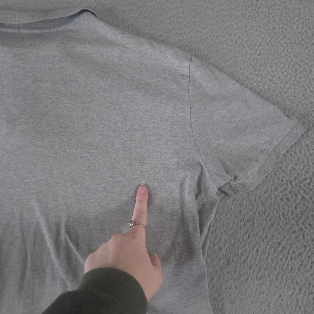 Polo Ralph Lauren Polo Shirt Mens XL Grey Pima Soft Touch Short Sleeve‎ Cotton